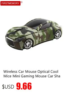 Wireless Mouse 3D Sport Car Shape Optical Computer Mause 2.4Ghz 1600DPI Mini Car Mice With USB Receiver For Laptop PC Desktop