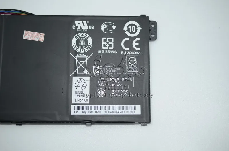 Новый оригинальный аккумулятор JIGU для ноутбука 15 2 в 48 Вт/ч Acer Aspire V3 371 AC14B8K|battery for