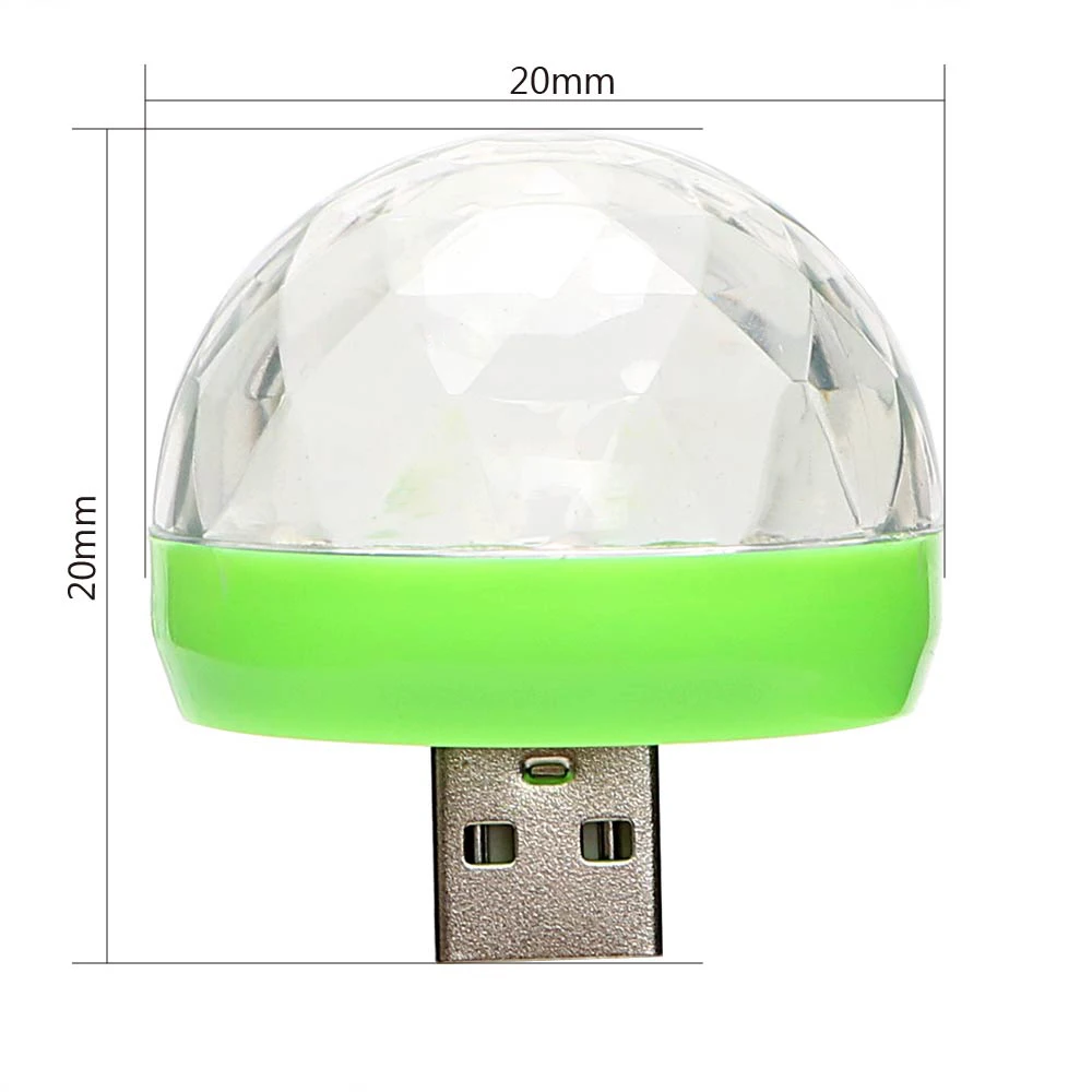 CNIKESIN мини USB светодиодный вечерние лампы для портативный хрустальный магический