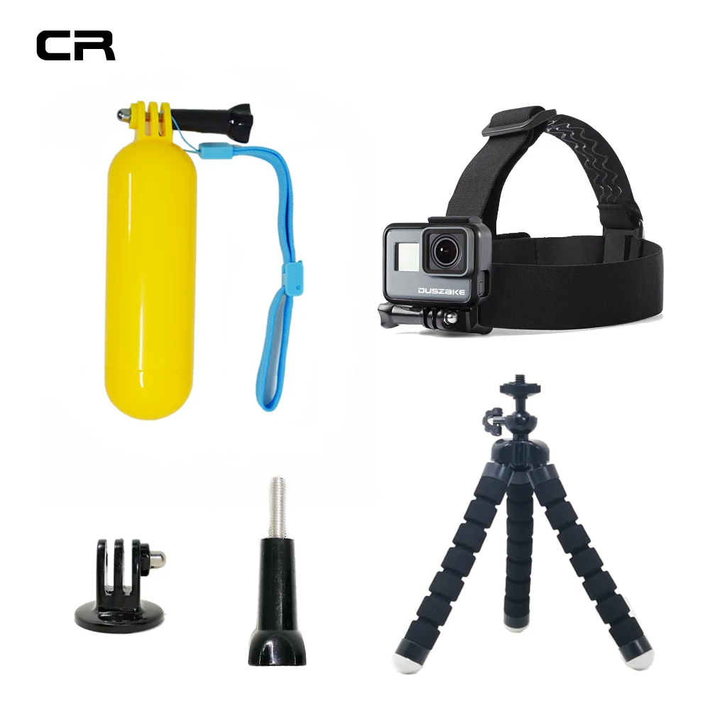 

Duszake CR48 крепление для Gopro аксессуары мини-штатив для Gopro Hero 5 крепление для Gopro аксессуары ремешок для Xiaomi Yi 4K SJ4000