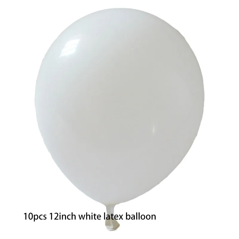 white latex Воздушные шары для взрослых с днем рождения, 12 дюймов, латексный Гелиевый шар с цифрой 18 20 25 30, розовое золото, украшения для дня рождения, принадлежности - Цвет: white latex