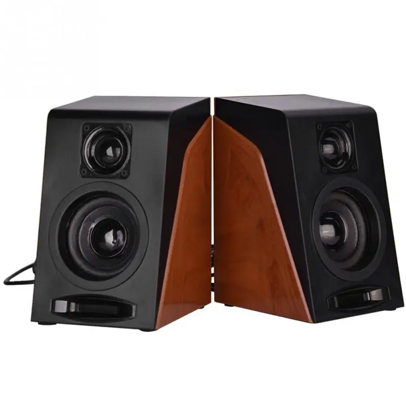 Портативный проводной динамик USB Powered s Jack Настольный стерео HiFi Саундбар Бумбокс