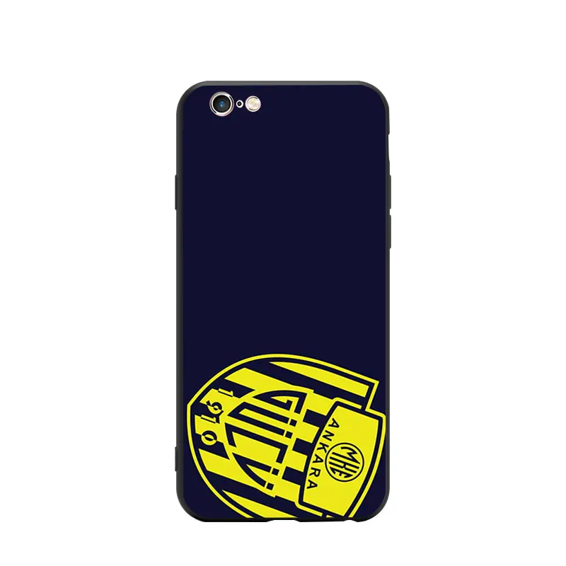 Turkey Soccer MKE Ankaragucu Club Logo Theme Soft TPU Phone Cases For iPhone 6/6s/7/7s/8s/X/XR/MAX Silicon Case Bumper |