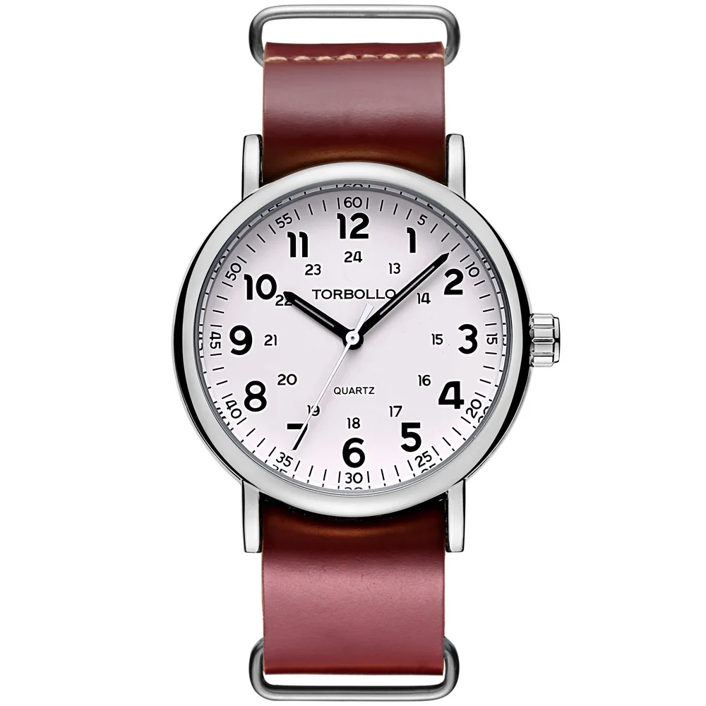 Высококачественные оригинальные новые мужские часы черный холщовый ремешок