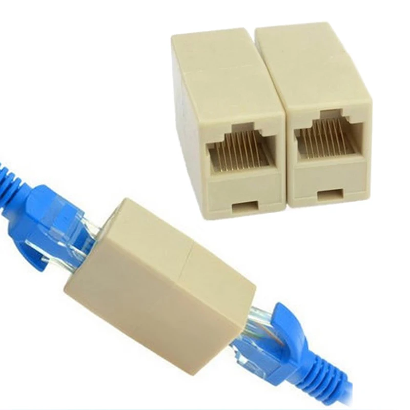 CAT5 RJ45 Сетевой удлинитель кабеля Соединительный разъем Joiner|cable tie plug|cable ringcable rca plug |