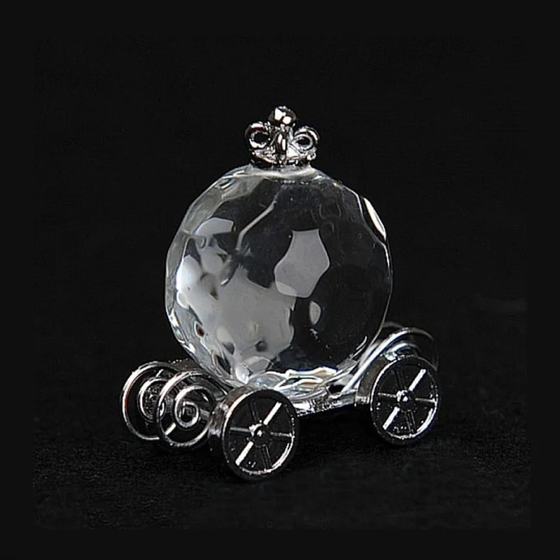 100 шт прозрачная Хрустальная коллекция Карета для Золушки в форме тыквы