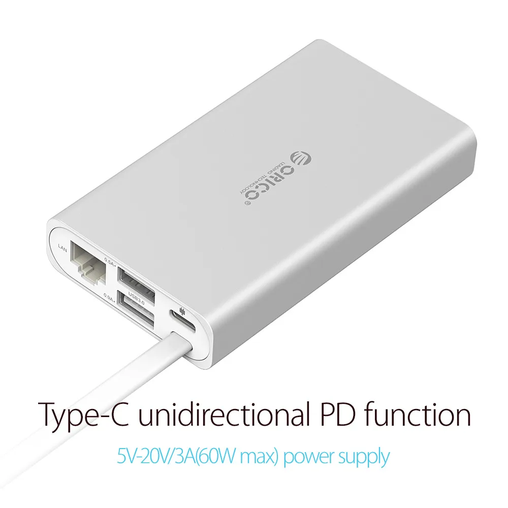 Док станция ORICO Type C для MACbook Apple USB к HDMI совместимый 4K VGA порт концентратор RJ45