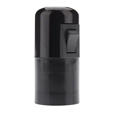 IWHD DIY Douille Ampoule E27 патрон лампы с переключателем 4A 250V черный цвет фитинг держатель