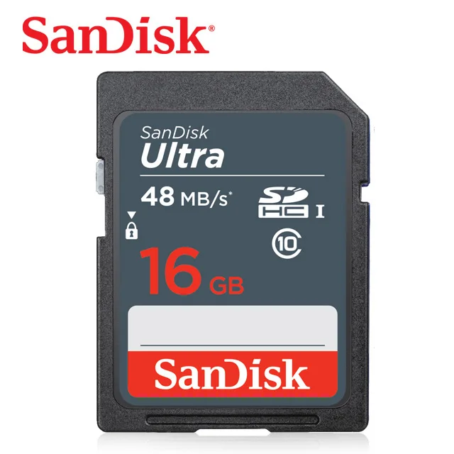 16GB 48M Двойной Флеш-накопитель SanDisk Ultra карты памяти Sd 16 Гб оперативной памяти, 32 Гб встроенной памяти, 64 ГБ SDHC Камера sd 16GB карты памяти sd 32 Гб записки Class 10 UHS-1 48 МБ/с - Емкость: 16GB 48M