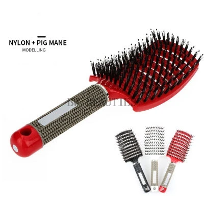 

50Pcs/Lot Hairbrush Bristle Nylon Comb Hair Scalp Massage Salon Hairdressing Styling Tools Wholesale Free Shipping