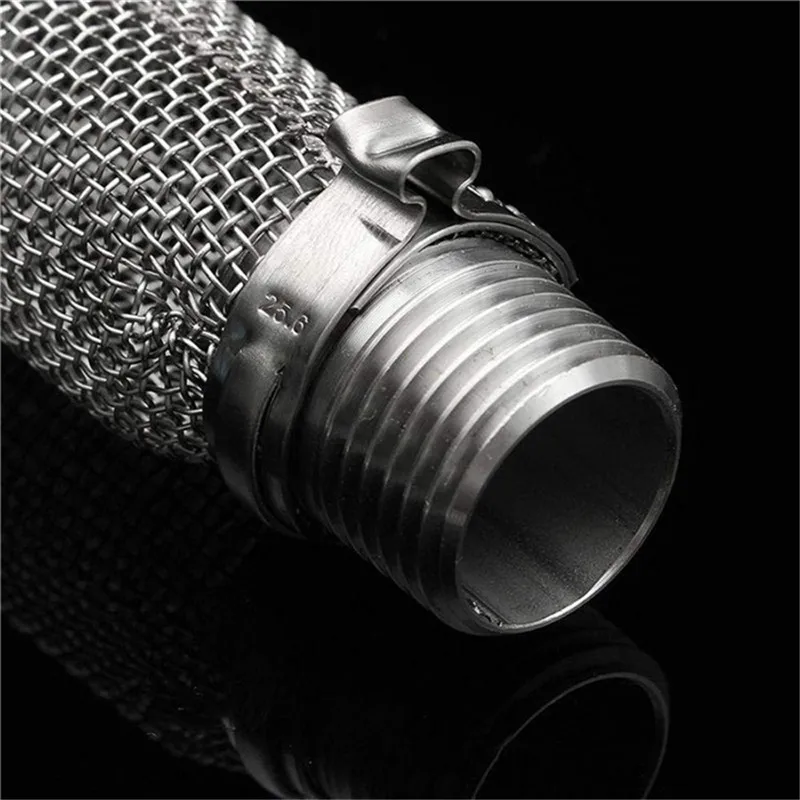TTLIFE 12 дюймов/6 дюймов 300 Микрон нержавеющая сталь Bazooka экран 1/2 ''NPT для домашнего пивоварения чайник или Mash Tun/сетчатый фильтр