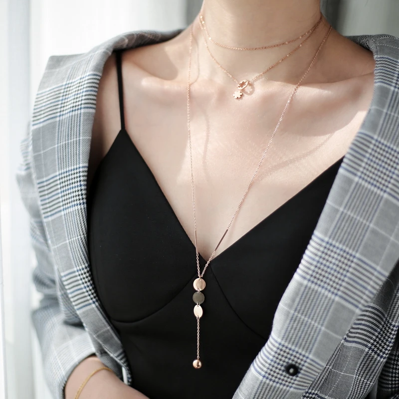 Женское длинное ожерелье дизайнерское подарок на любовь 2019 | Украшения и