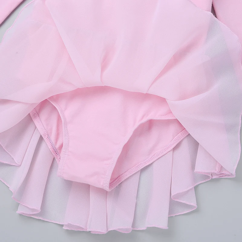 Cute Girls Ballet Dress For Children Girl Dance Clothing Kids Classic Long Sleeve Leotard | Детская одежда и обувь