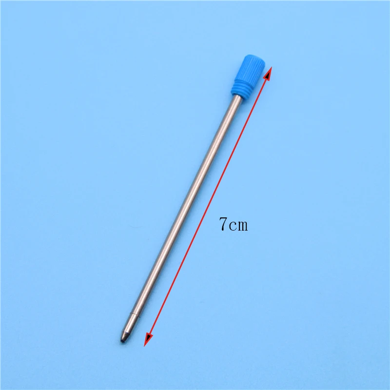 

5 Pcs /lot, 0.7mm Metal Crystal Pen Refill Ballpoint Ball Point Pen For Writing High Quality Wholesale