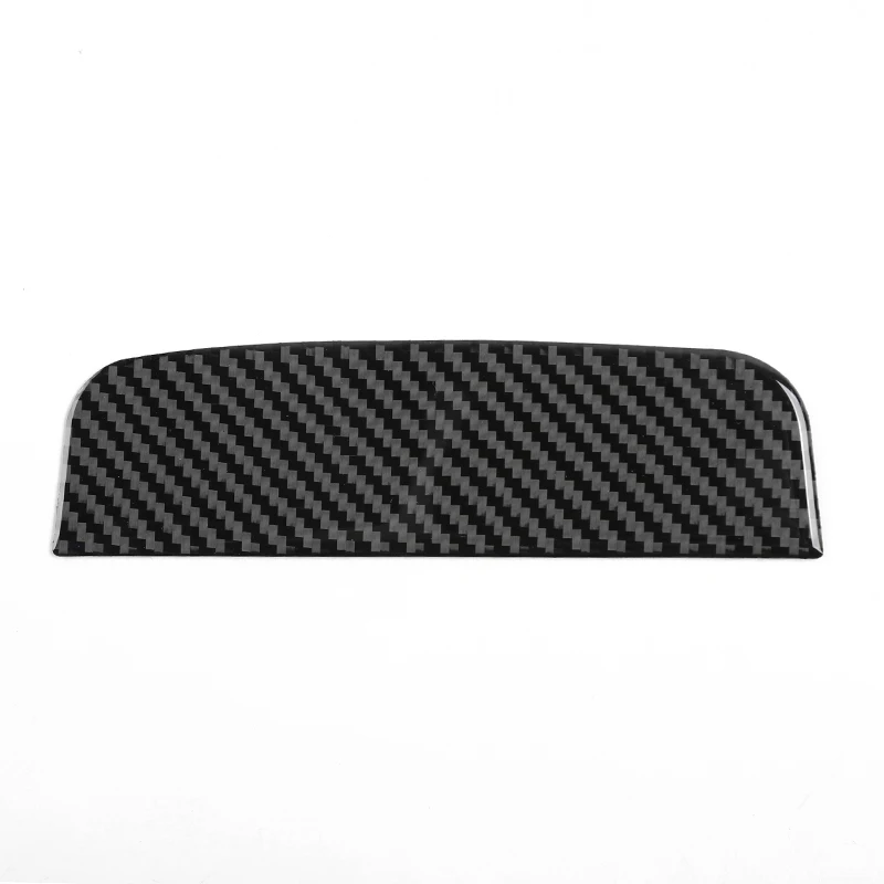 Carbon Fiber Grain SHINEKA углеродное волокно автомобильная коробка скоростей панель передний ящик для хранения, украшение Наклейки для Ford Mustang+ аксессуары - Название цвета: Carbon Fiber Grain