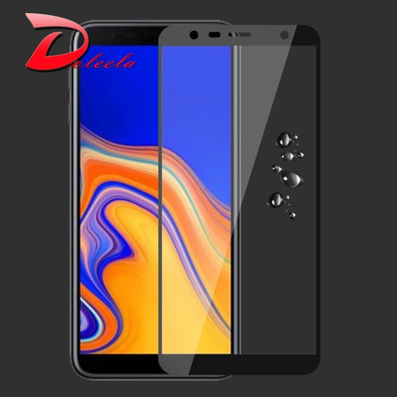 Для Samsung Galaxy J6 + Плюс Полный Изогнутые крышка из закаленного Стекло A7 2018 A750 J4 плюс