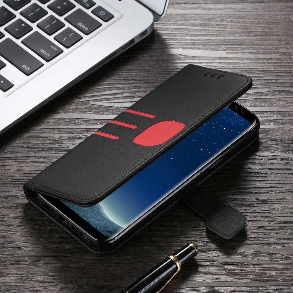 L-FADNUT для samsung S9 чехол S10 S8 Plus бизнес винтажные магнитные застежки для бумажника подставка кожа для samsung Galaxy Note 8 9 чехлы