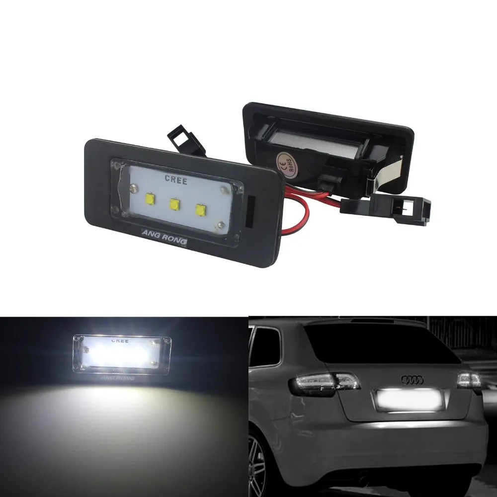 Комплект светодиодных номерных знаков ANGRONG (CA248) для Porsche Panamera 2010 up|number plate light|cree