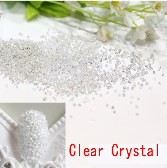 Не для горячей фиксации с украшением в виде кристаллов Стразы 1 2 мм Алмаз Nail Art