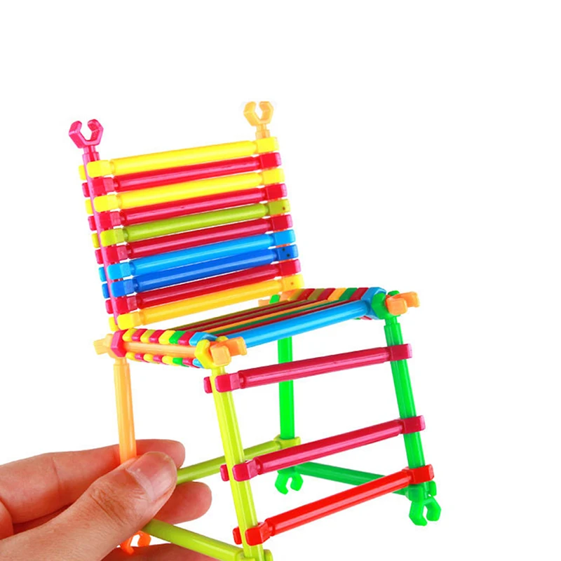 420Pcs монтаж Пластик блоков DIY Smart Stick Волшебная палочка творческие строительные