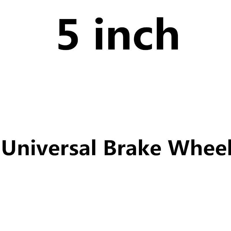 5 inch brake casters 3 дюйма 4 дюйма 5 дюймов Средний рабочий одиночный подшипник пластина деятельности ролик с тормозом - Цвет: 5 inch brake casters