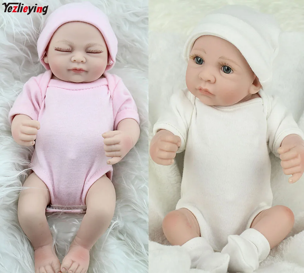 NPKDOLL 2 шт./компл. 28 см мини кукла 10 &quotручная работа силиконовые гиперреалистичный