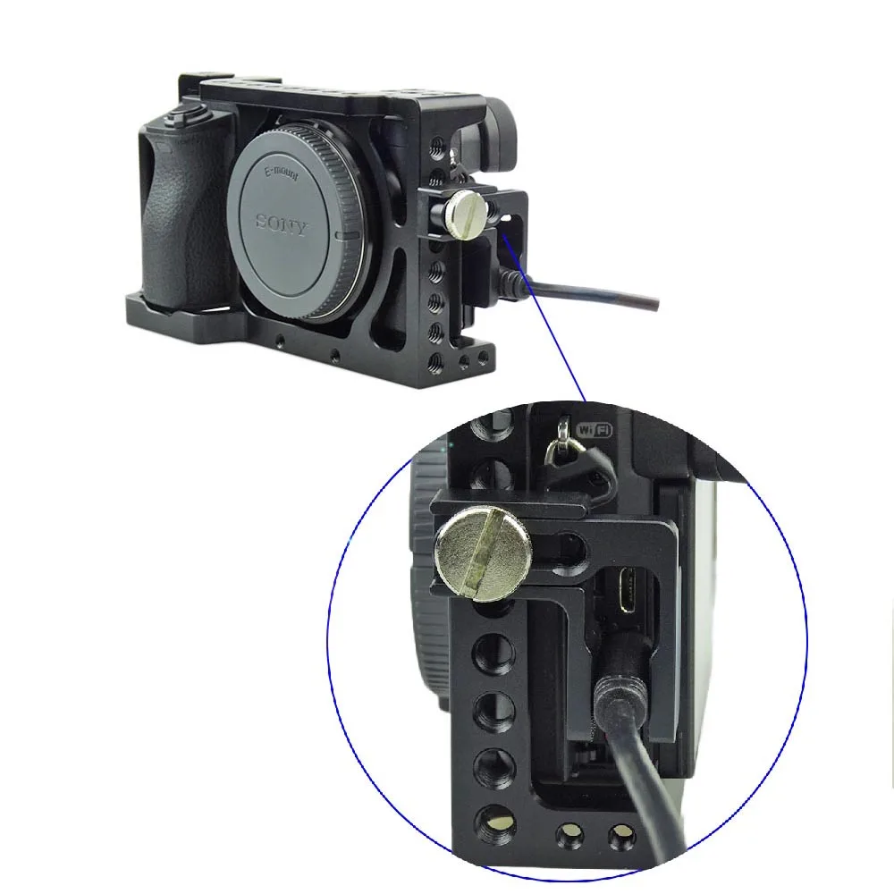 MAGICRIG кабельный зажим HDMI замок зажим для sony A6500/A6300/A6000 камера DSLR камера клетка фото Комплект установка