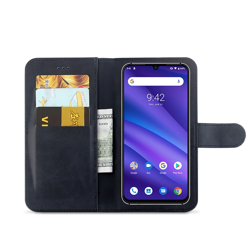 Чехол-бумажник из ПУ кожи ocolor для Umidigi A5 Pro power 3 защитный чехол X A3X A3S Fundas | Мобильные