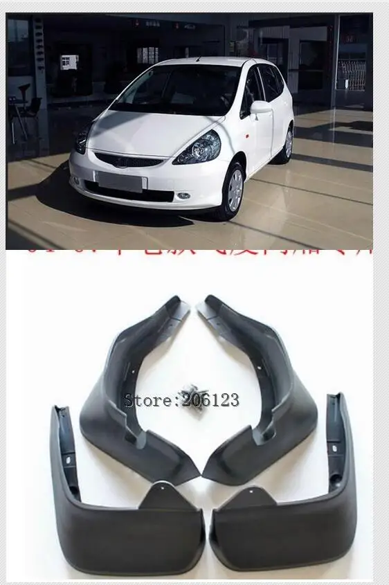 Набор брызговиков для Honda Fit Jazz Hatchback 2006 2007 2008 брызговики передние и задние