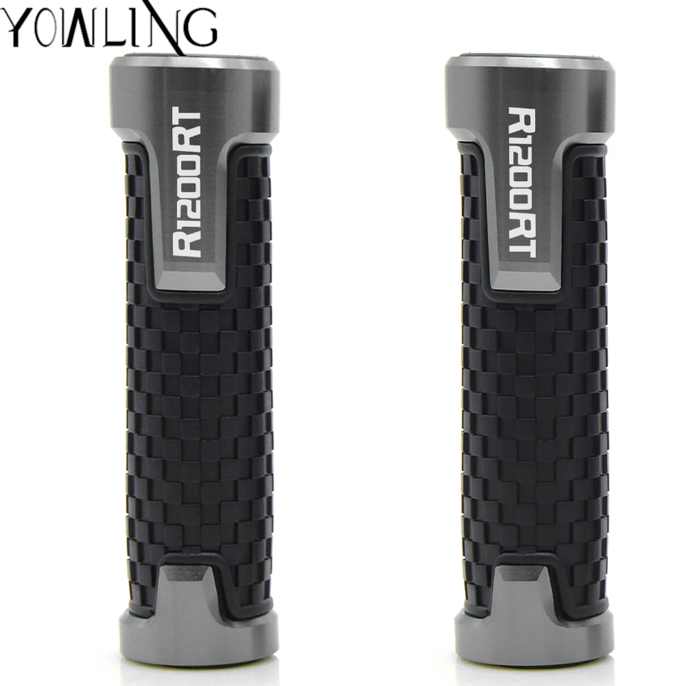

FOR BMW R1200RT 2005-2018 2010 2011 2012 2013 2014 2015 2016 2017 7/8" Motorcycle CNC Rubber Handlebar Hand Grips Bar End Grip