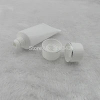 30ml white soft tube with white silver line lid used for mildy wash butter handcream tube
