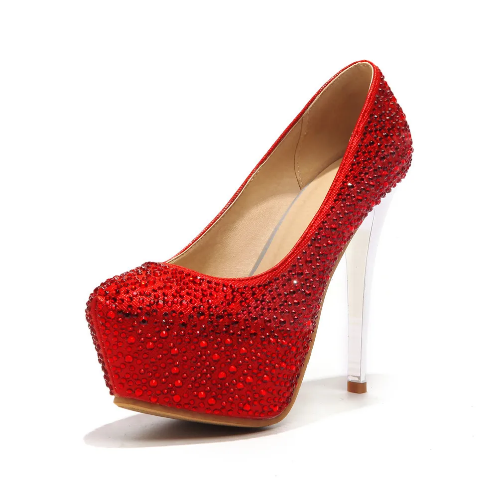 Весна Осень 2020 новый стиль модные туфли лодочки на платформе и тонком высоком