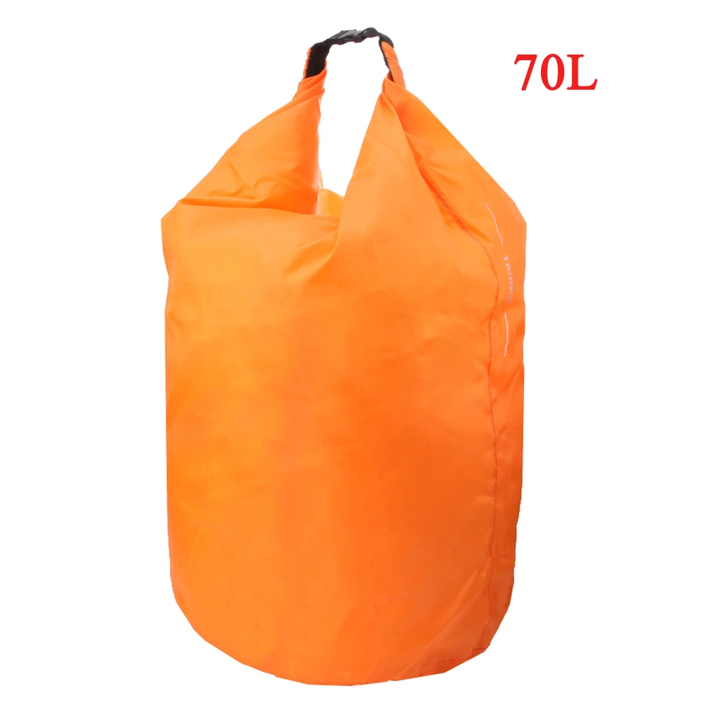 70L /8L/40L/70L Открытый водонепроницаемый мешок Каякинг рафтинг сухой мешок гребли рыболовный мешок плавательный мешок для хранения Сумка для кемпинга Пешие прогулки - Цвет: 70L