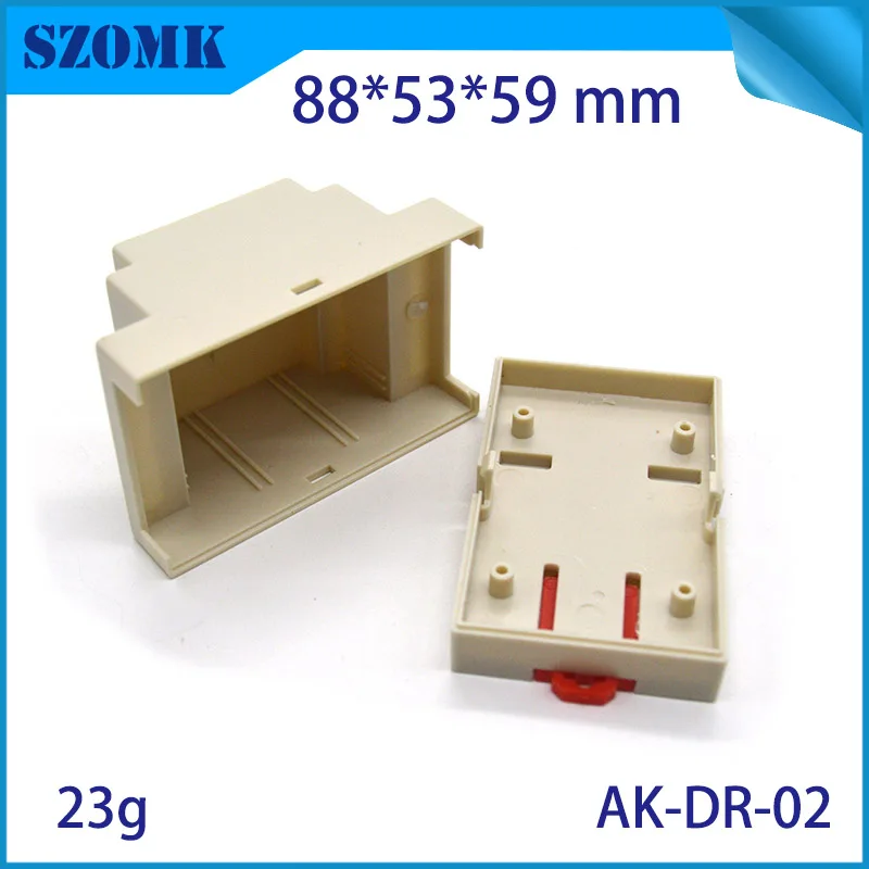 2 шт. в партии 88*53*59 мм Din Rail электронный корпус 53x88x60 Пластиковая распределительная