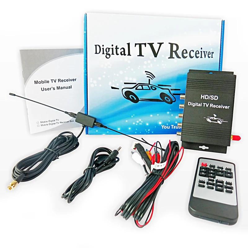 Sinairyu автомобильный ATSC цифровое тв бокс со встроенным 4 видео выходом один тюнер