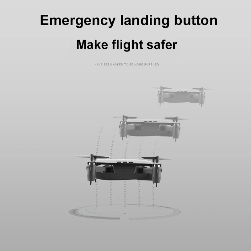 Мини Drone с Камера HD WI FI FPV Безголовый режим один ключ возвращение планируете Fly