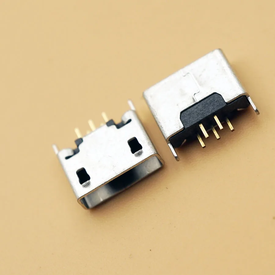 Smonisia 1000 шт. MK5P Micro USB AB Тип гнезда 180 градусов вертикальный тип гнезда|Соединители| |