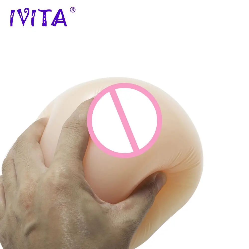 IVITA 1600 г искусственные реалистичные силиконовые формы груди полностью