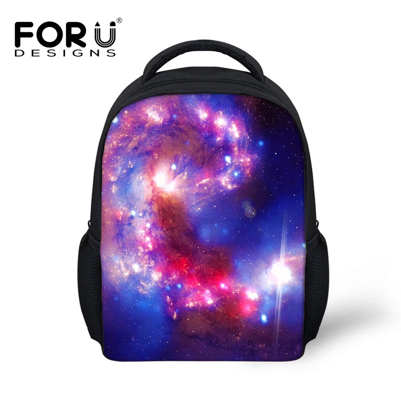 FORUDESIGNS/галактические детские школьные сумки с принтом маленькая школьная сумка