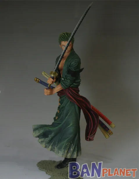 8 дюймовая цельная фигурка Z серый Roronoa Зоро ПВХ 20 см фигурки 2 цвета Коллекционная