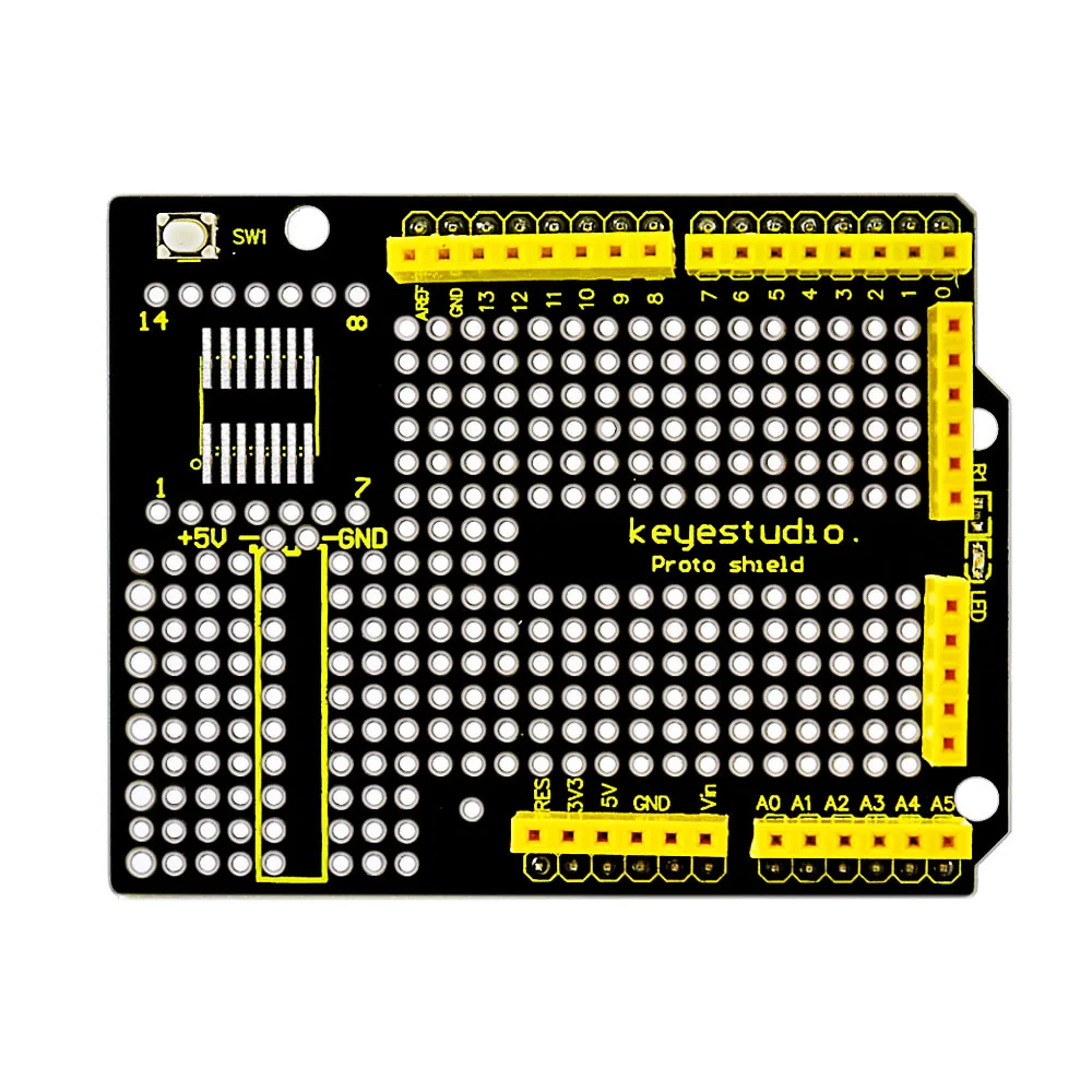 Протоэкран Keyestudio для Arduino Mega 2560/Arduino Uno R3 с макетной платой 170