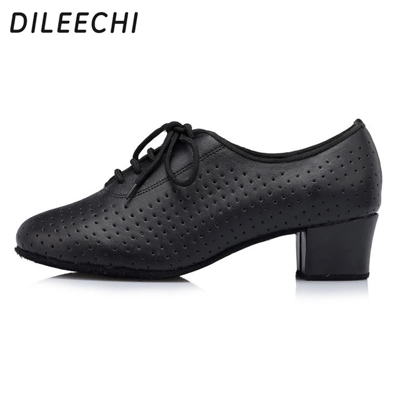 DILEECHI Брендовая женская обувь из воловьей кожи для латиноамериканских танцев