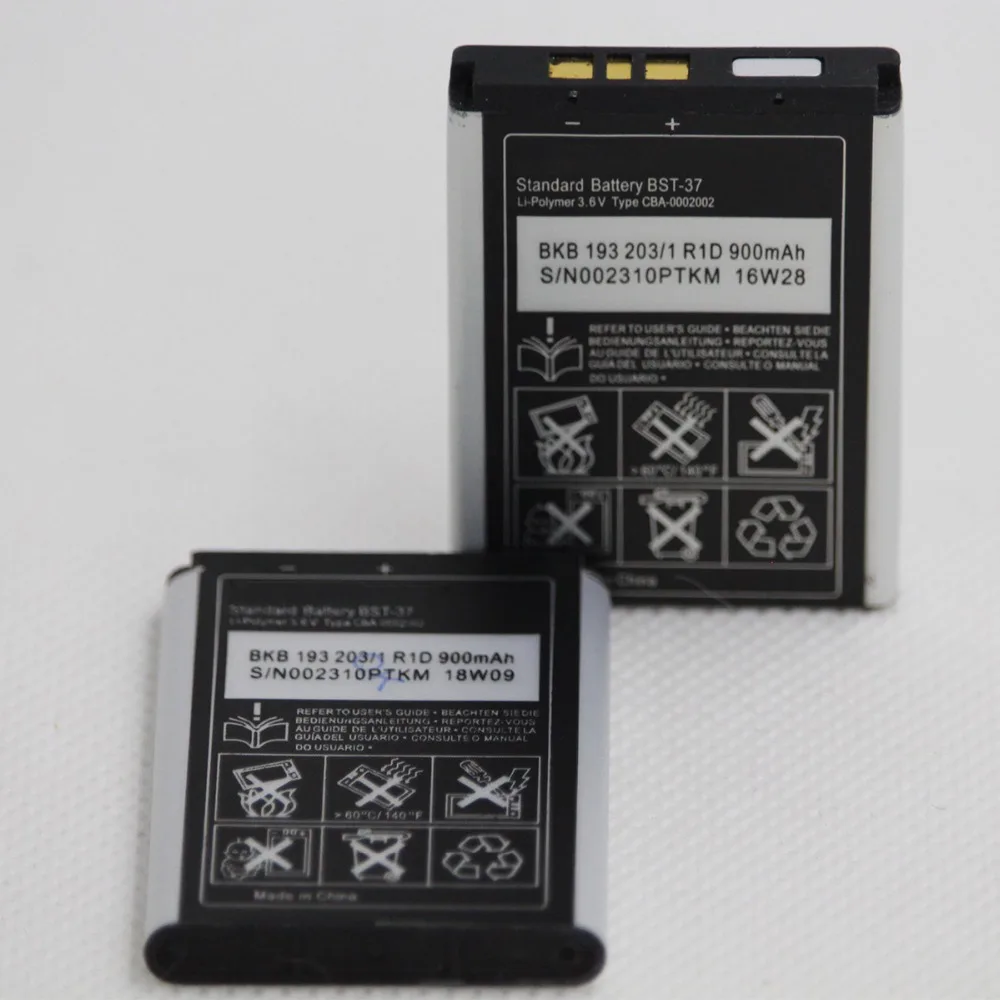 10 шт./лот 900 мАч аккумулятор для телефона Sony Ericsson J100i K200i T280i K610i W700 W710C D750i K750C W350 W800i