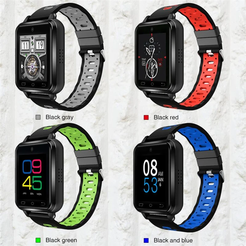 Finow Q1 Pro 4 г smart watch Android 6 0 MTK6737 1 ГБ/8 ГБ SmartWatch телефон Heart Rate sim-карты поддержка