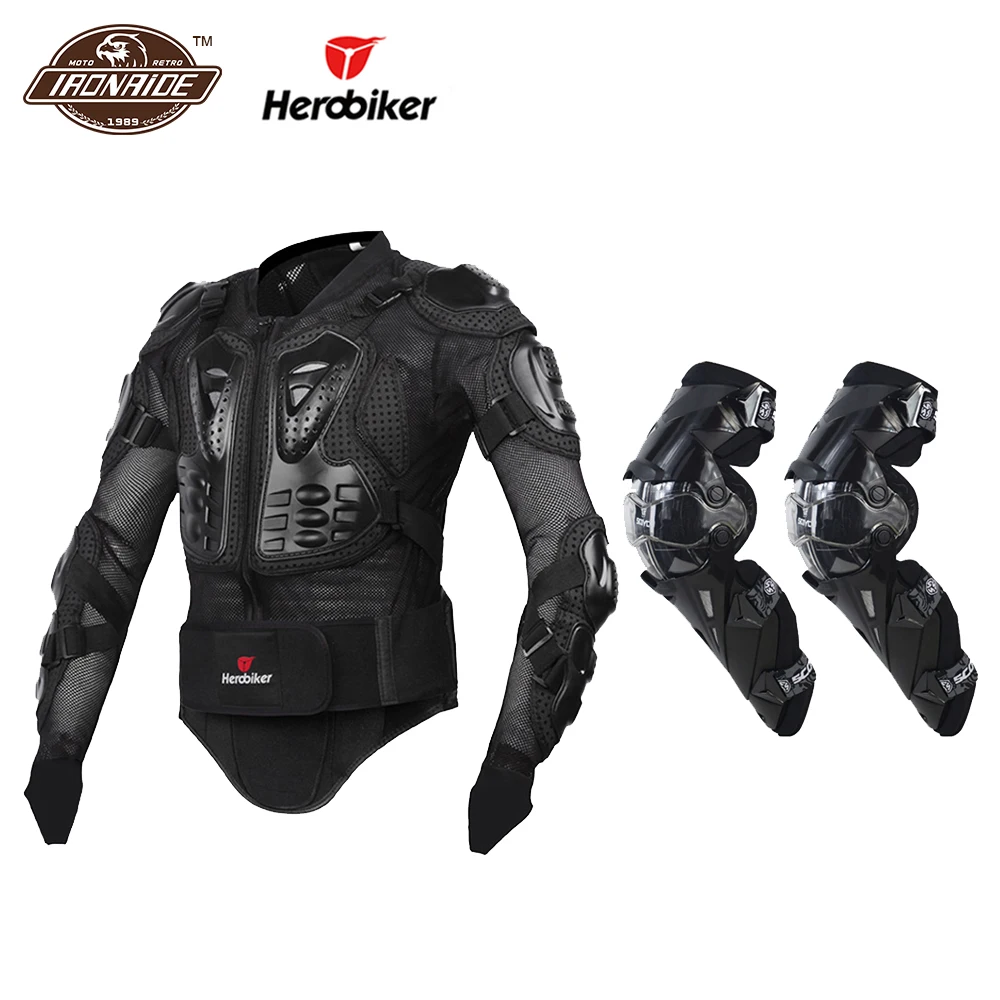 Мотоциклетная куртка HEROBIKER бронированный жилет для езды на мотоцикле нагрудное