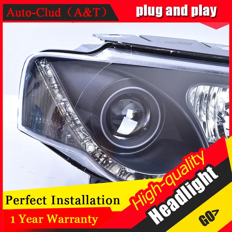 

Auto Clud Car Styling For VW Passat headlights 2005-2009 For Passat head lamp led DRL front Bi-Xenon Lens Double Beam HID KIT