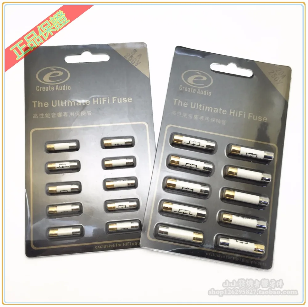 100% Новый оригинальный Genesis creatoaudio Nano сплав HIFI Fever Sound Fuse трубка 20A 30 мм|tube fuse|tube 20tube mm