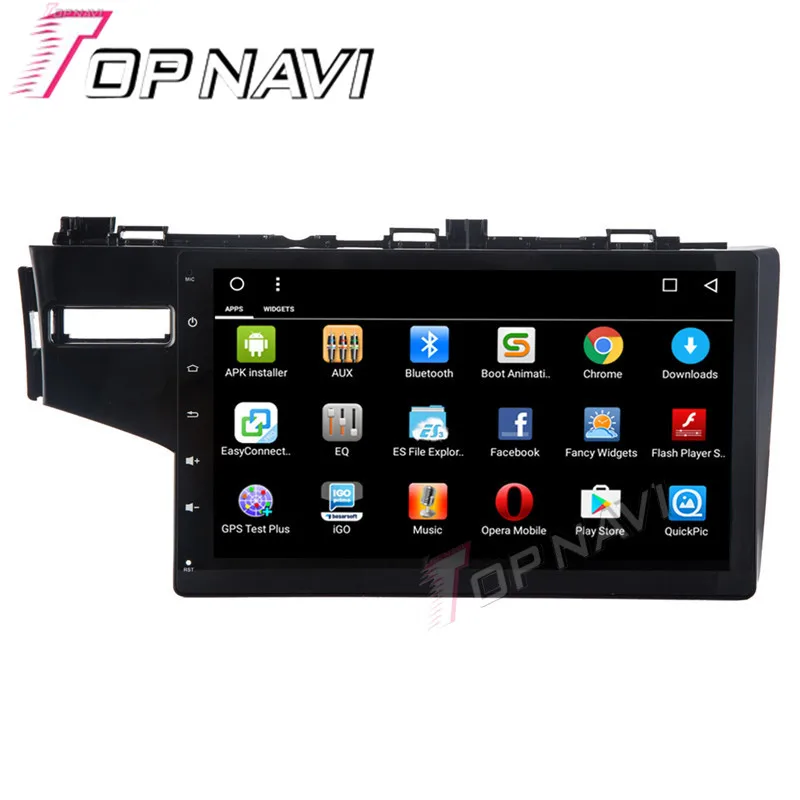 Topnavi 10.1 &quot4 ядра Android 6.0 автомобиль GPS навигации для Honda Jazz 2014 Авторадио Мультимедиа