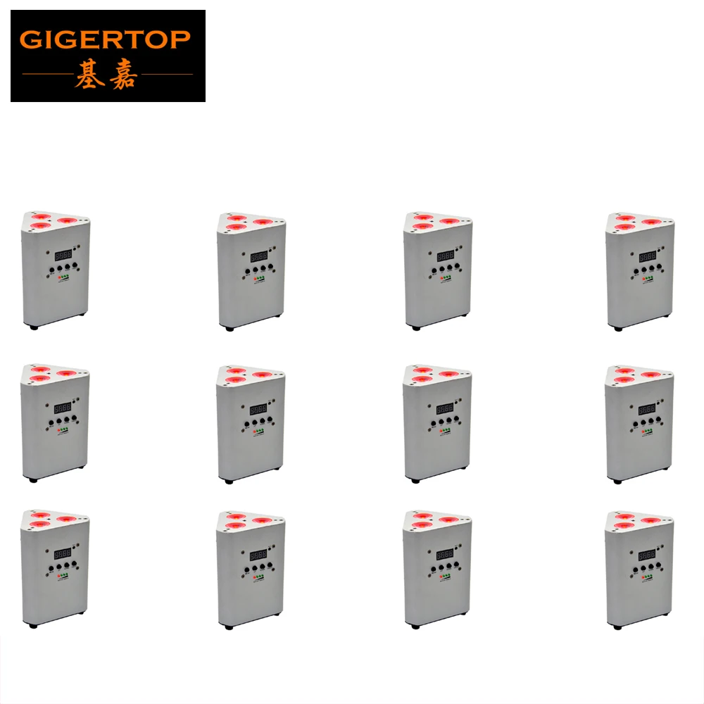 Бесплатная доставка 12 светодиодных мини пар инфракрасный DMX512 Par Up Light Freedom 3x10 Вт с
