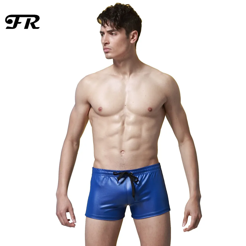 Мужские трусы боксеры FR из искусственной кожи мужское нижнее белье|boxer shorts|trunk